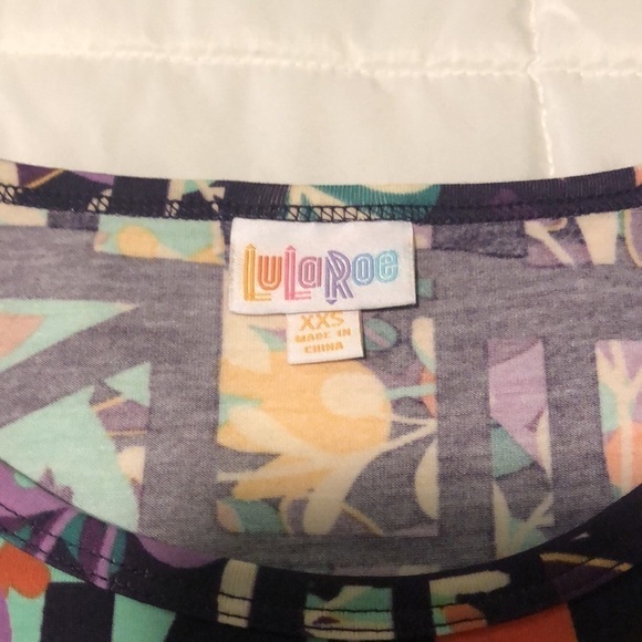 NWT LuLaRoe Julia dress with design - Picture 2 of 7